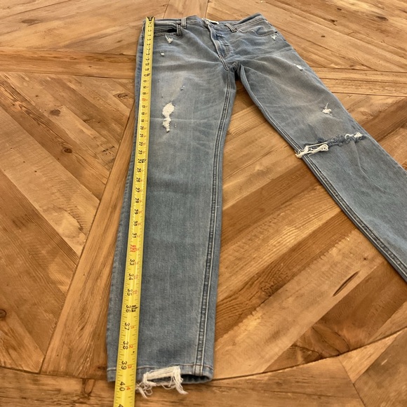 Reformation High & Skinny Distressed Jeans‎ Maui Wash - Picture 7 of 7